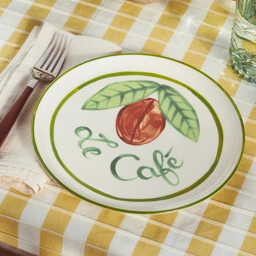 HARLIE BROWN STUDIO BELLE JOURNÉE STONEWARE DESSERT PLATE 94760261 LE CAFE